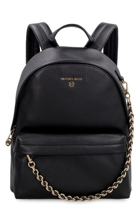 michael kors studded leather backpack|Michael Kors slater backpack.